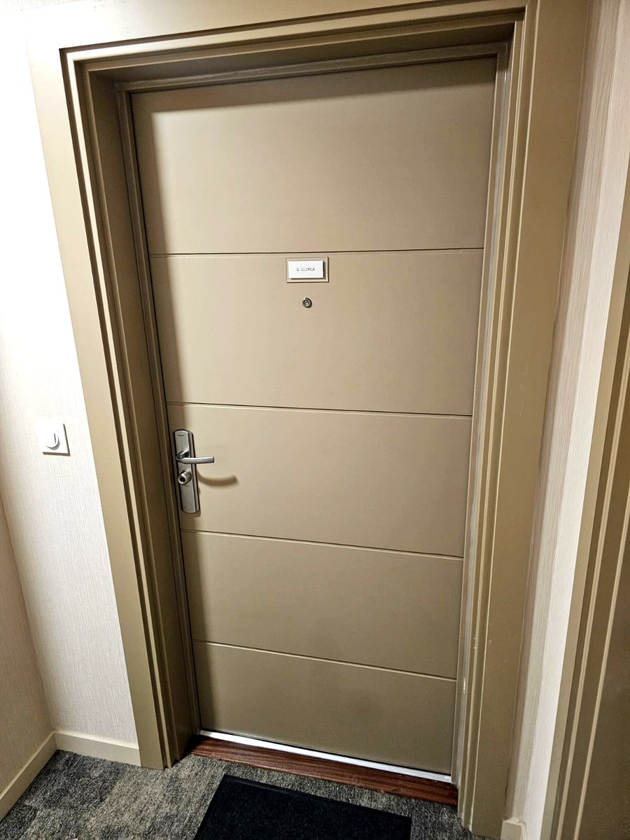 Porte blindée sable immeuble Chambéry